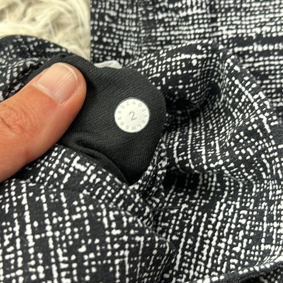 🔥$SALE$🔥 Lululemon Align Pant II *25" Twillines Ice Grey Black - Picture 4 of 4